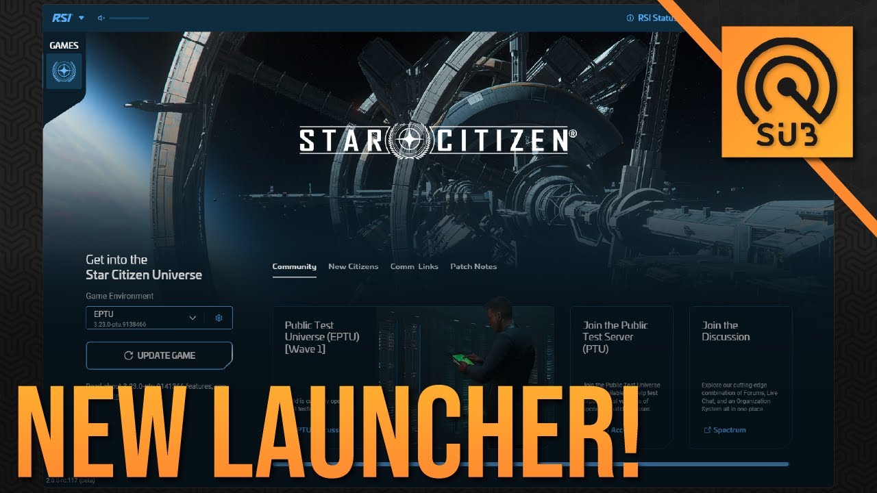 Демонстрация RSI Launcher 2.0 | 3.23 Демонстрация, часть первая