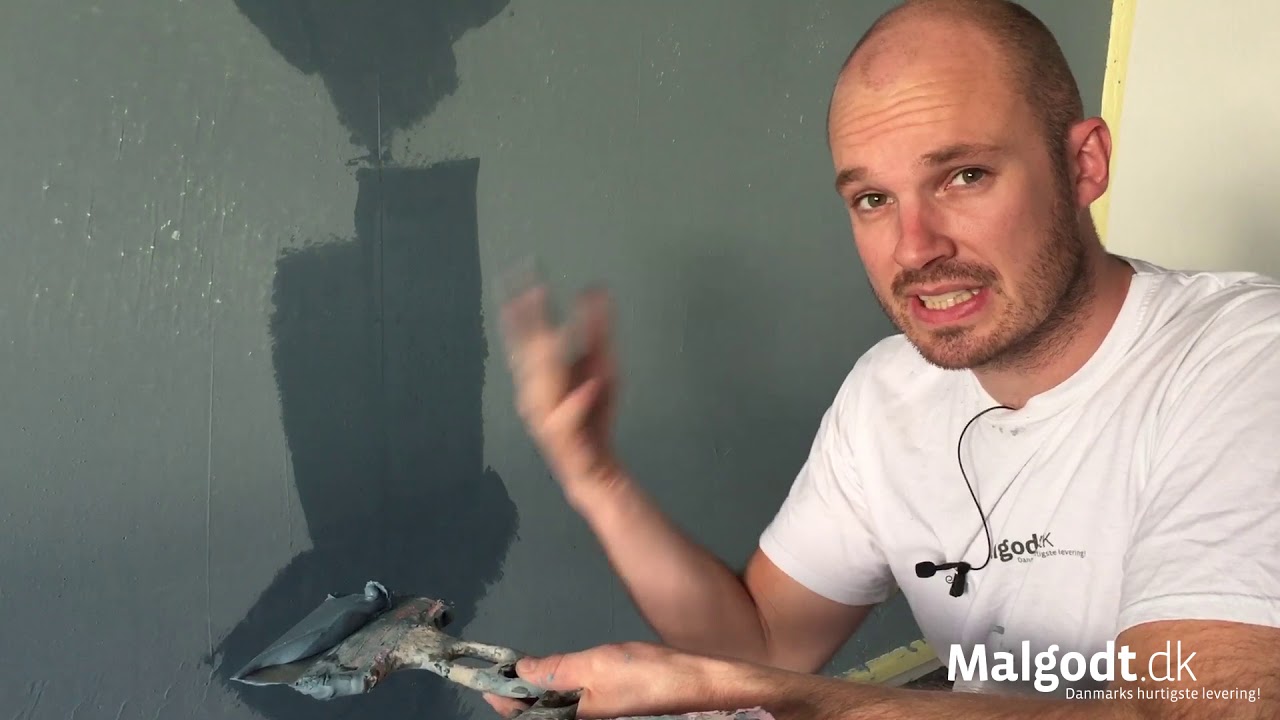Sådan laver du en væg med indfarvet spartel