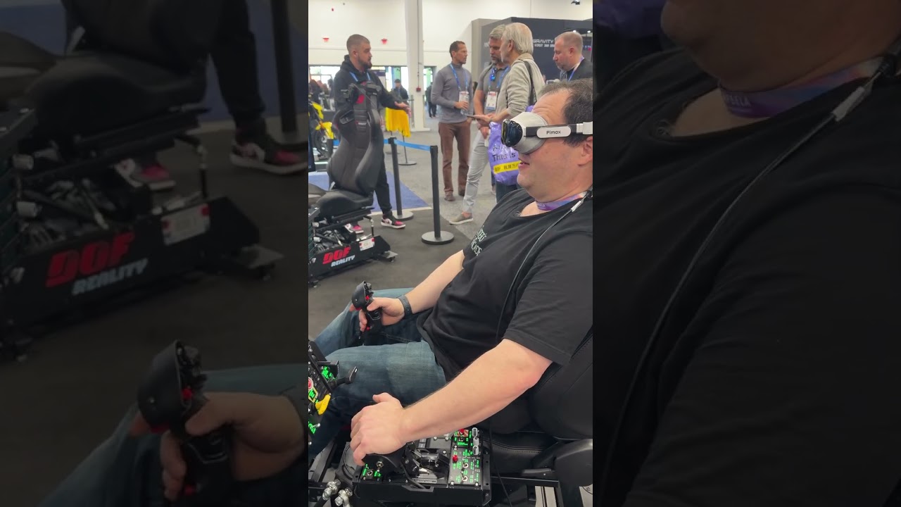 #pimax Dream Air # CES 2026 #vr  #virtualreality #dcsworld #dofreality #winwing  @EndersVRcade