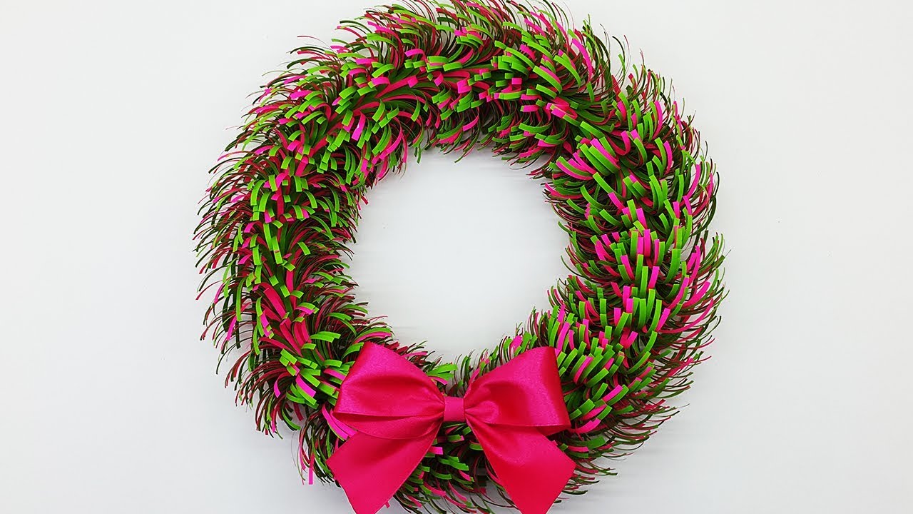 Paper Wreath for Christmas | DIY Christmas Decorations Ideas