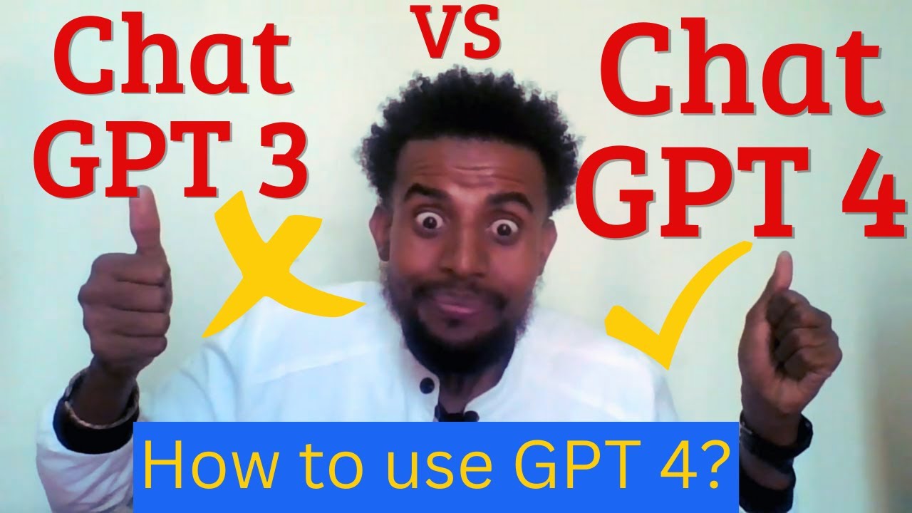 ChatGPT 3 vs ChatGPT 4: Differences and Tips for Using ChatGPT 4 | Akkamiin ChatGPT 4 fayyadamna?