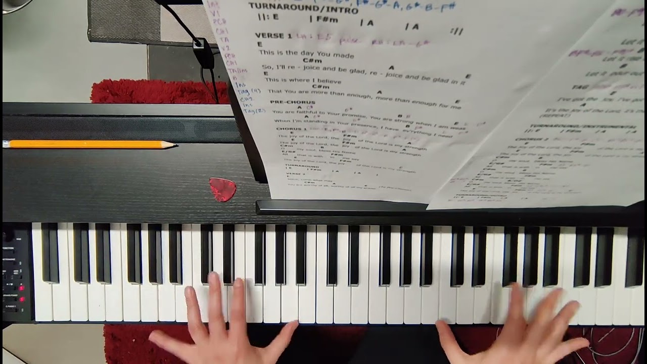 The Joy (The Belonging Co.) Piano Tutorial + Playthrough in E