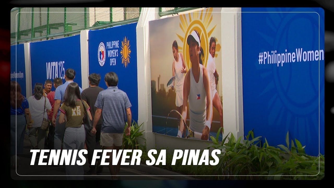 Tennis fever ramdam na sa Pinas