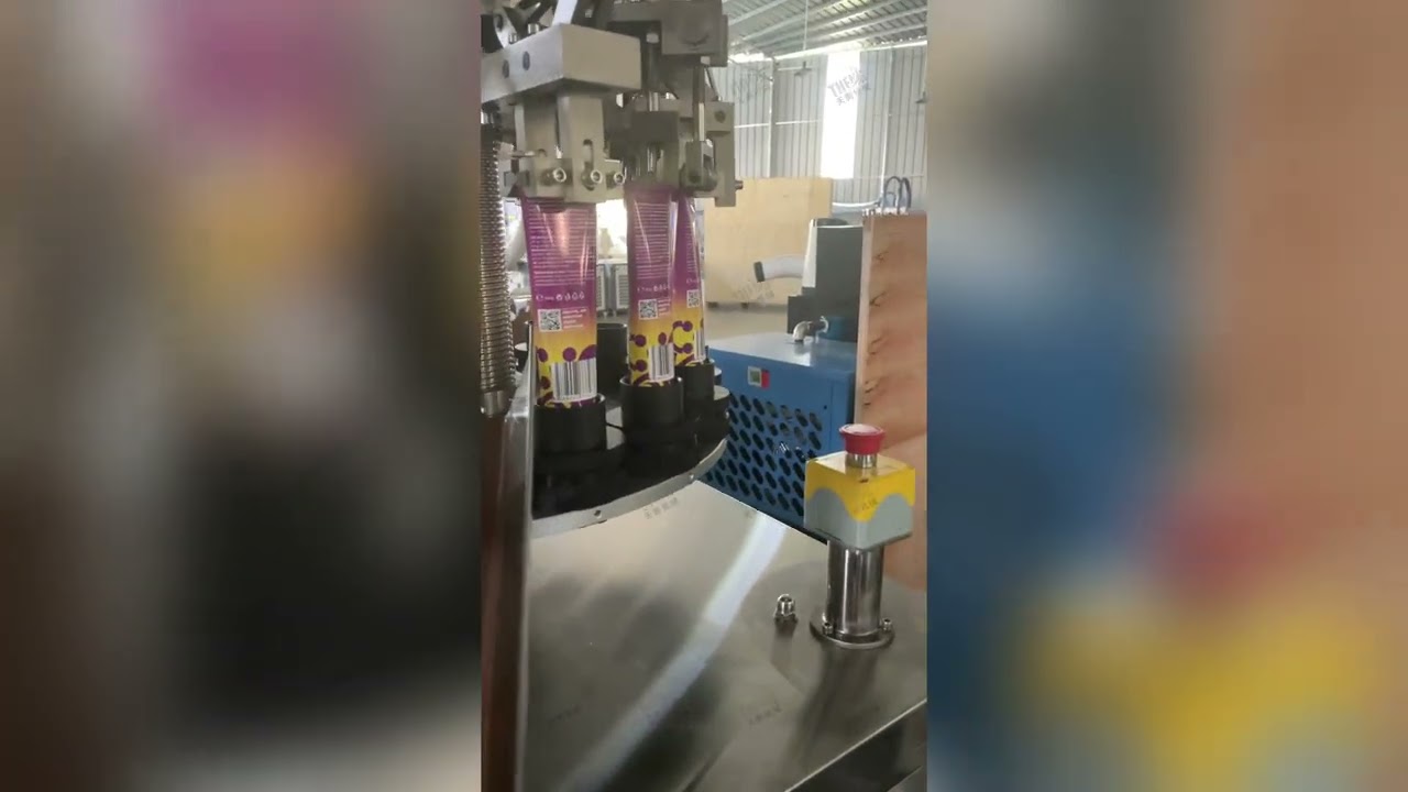 Automatic Soft Aluminium Tube and Filling Sealing Machine for Cosmetics Lotion Cream