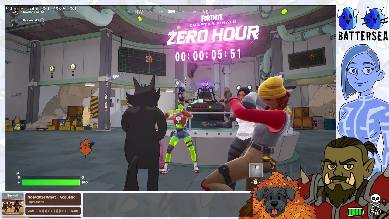 Fortnite Chapter Finale - Zero Hour || !charity [18+] 