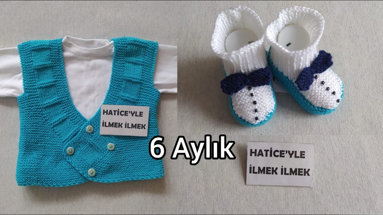 Zafer &Ccedil;ocuk Cepken Yapımı 6 Aylık Bebek Kolay Basit Kullanışlı G&uuml;zel &Ouml;rg&uuml; K&uuml;&ccedil;&uuml;k Yelek Kazak Tarifi