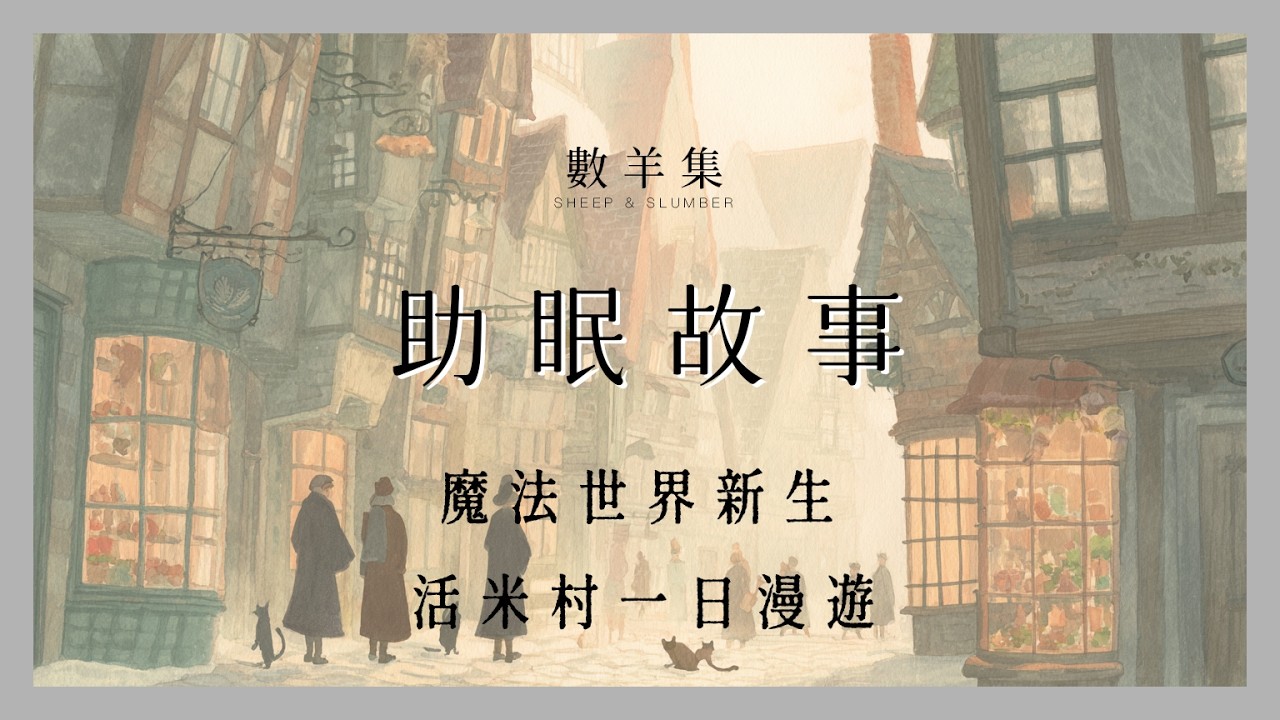 助眠故事｜魔法世界新生 活米村一日漫遊｜哈利波特 電影風睡前故事