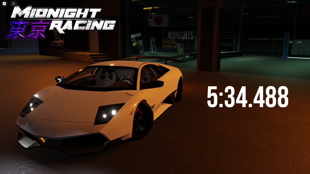 Midnight Racing: Tokyo | Midnight Marathon - Lamborghini Murcielago | 5:34.488