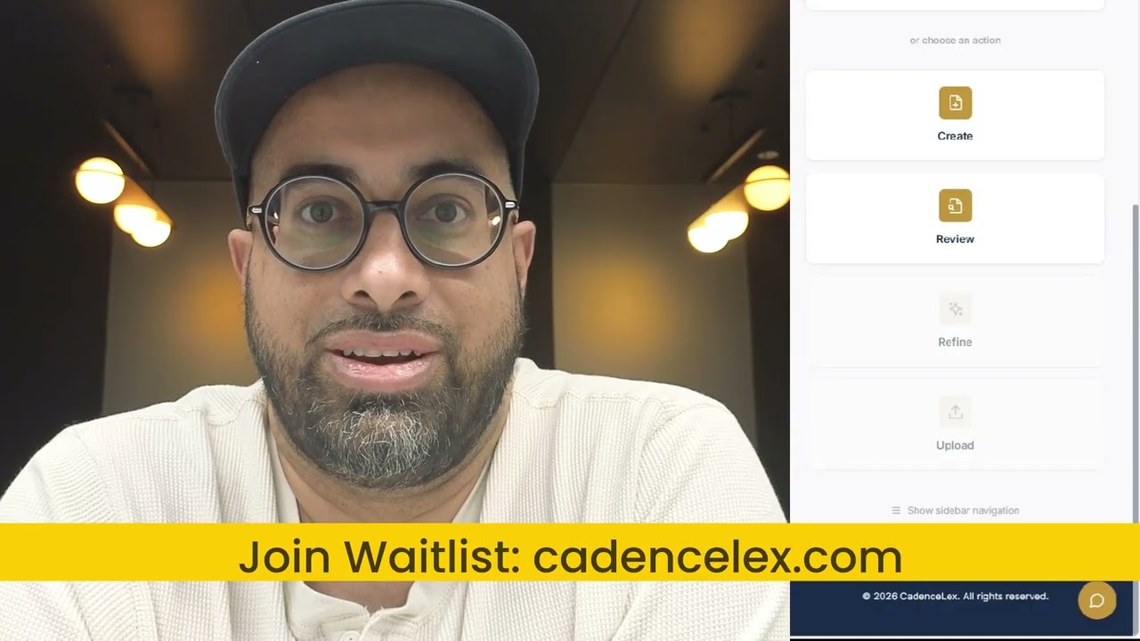 CadenceLex Waitlist Invite: AI-Powered Document Workflows for Ontario Lawyers