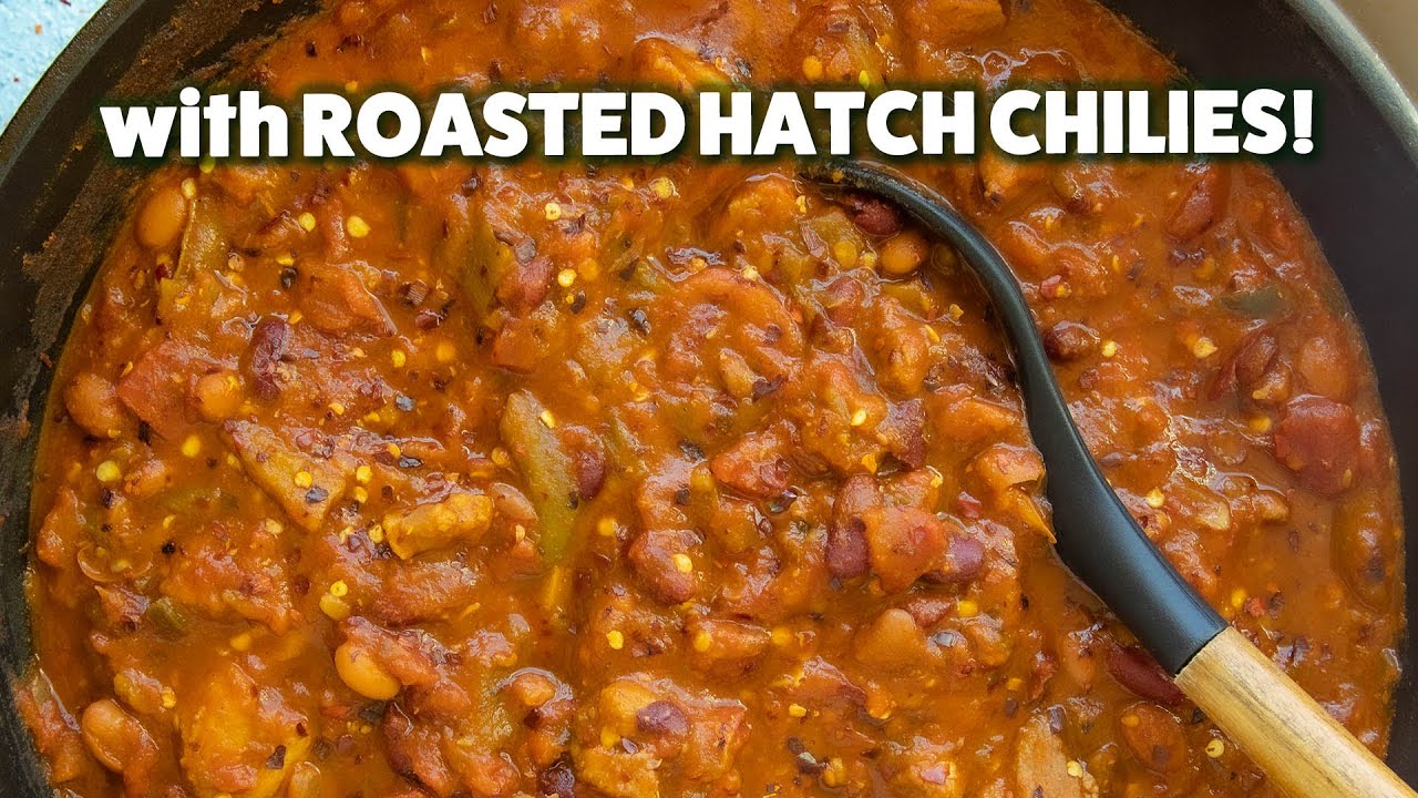 LIFE CHANGING Pork Chili with Hatch Chiles