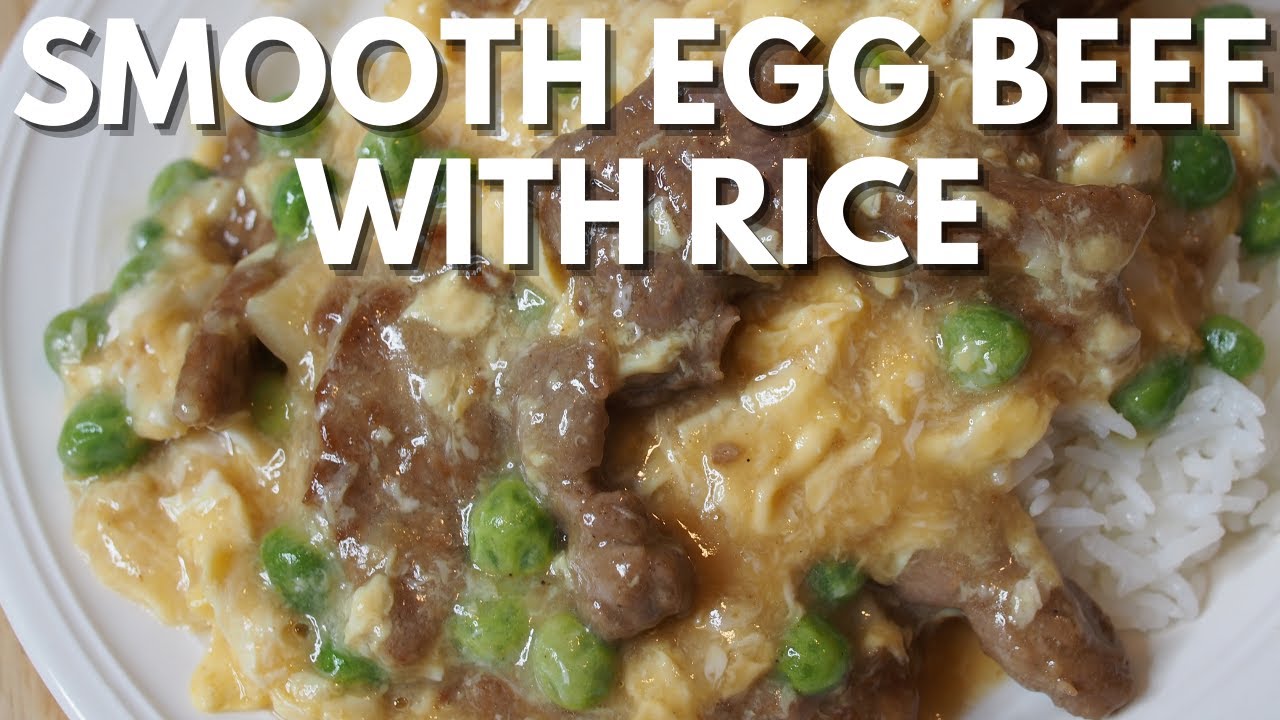 Smooth Egg and Beef Over Rice Recipe 滑蛋牛肉飯 - Wat Dan Oyok Fan | Wally Cooks Everything