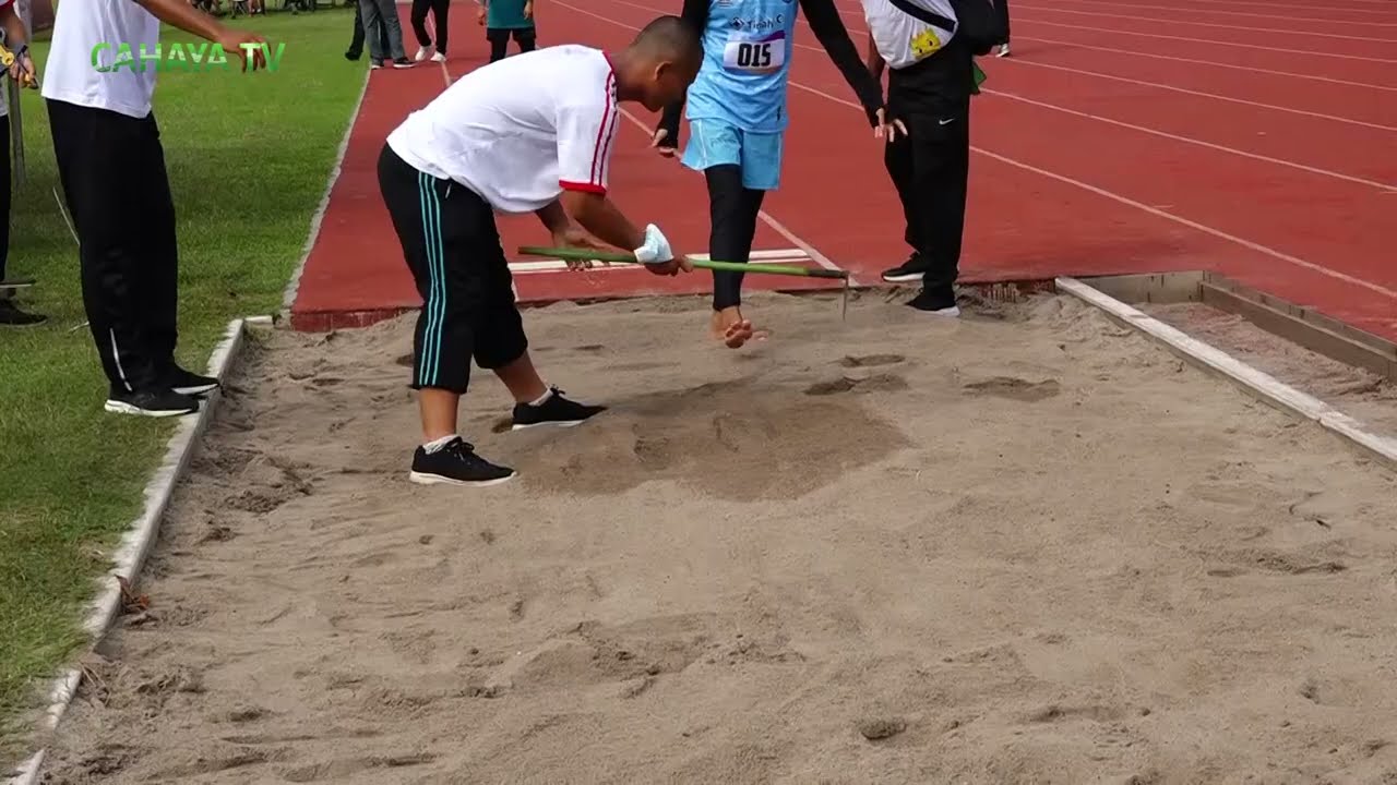 16 atlet soina berbagai propinsi, ikuti pesonas cabor lompat jauh