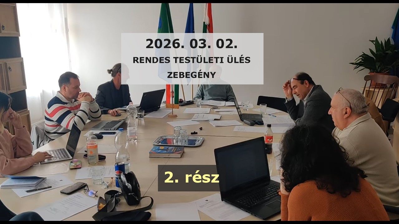 Testületi ülés 2026.03.02. Zebegény 2/2