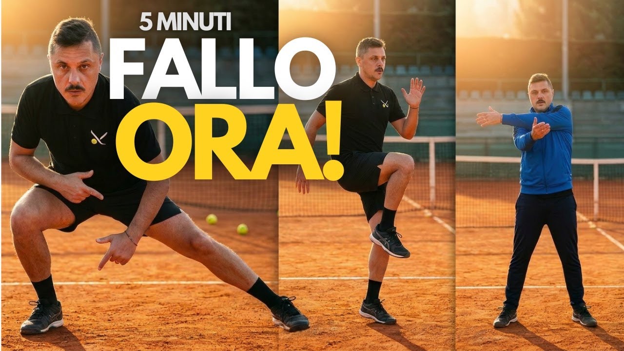 🎾 Il riscaldamento del tennis che non puoi saltare | 5 minuti!