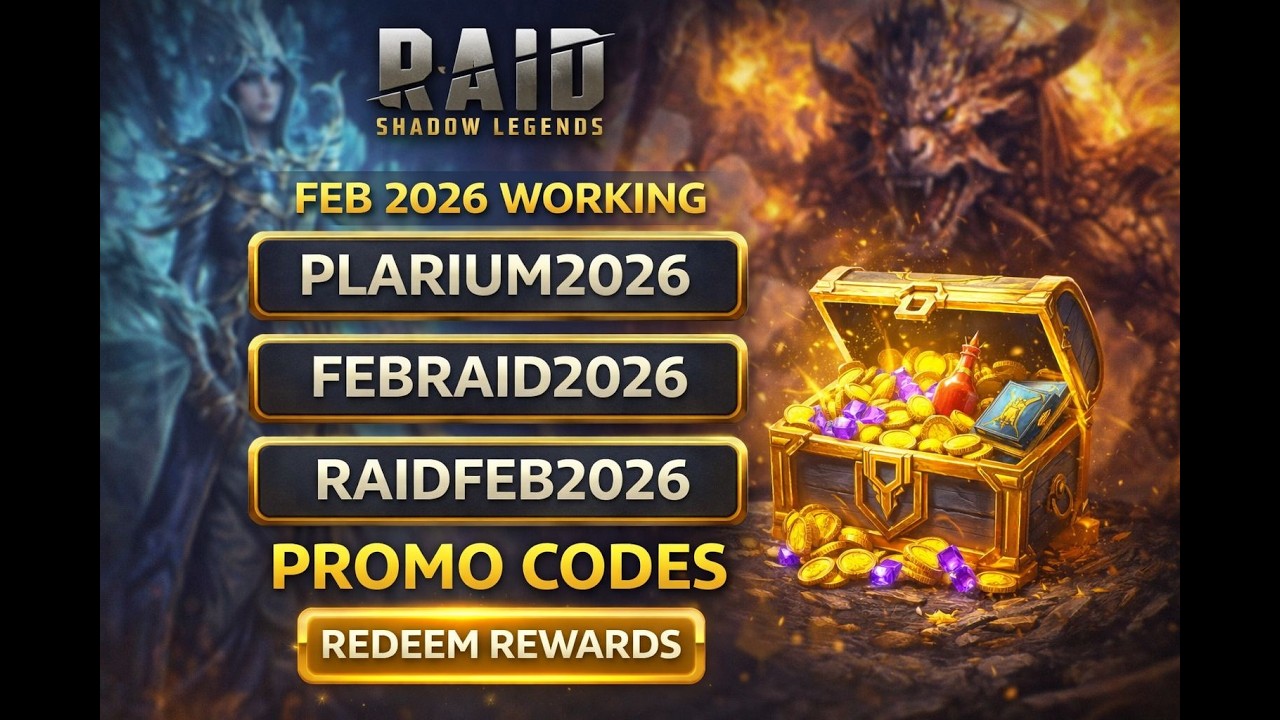 Raid Shadow Legends – Feb 2026 Working PROMO CODES | Redeem Rewards