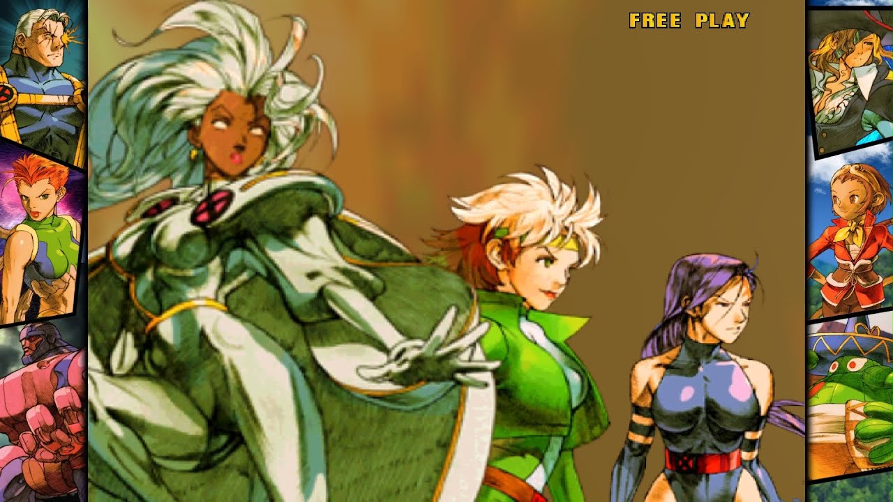 Marvel vs. Capcom 2 - Storm, Psylocke, and Rogue (PS4)