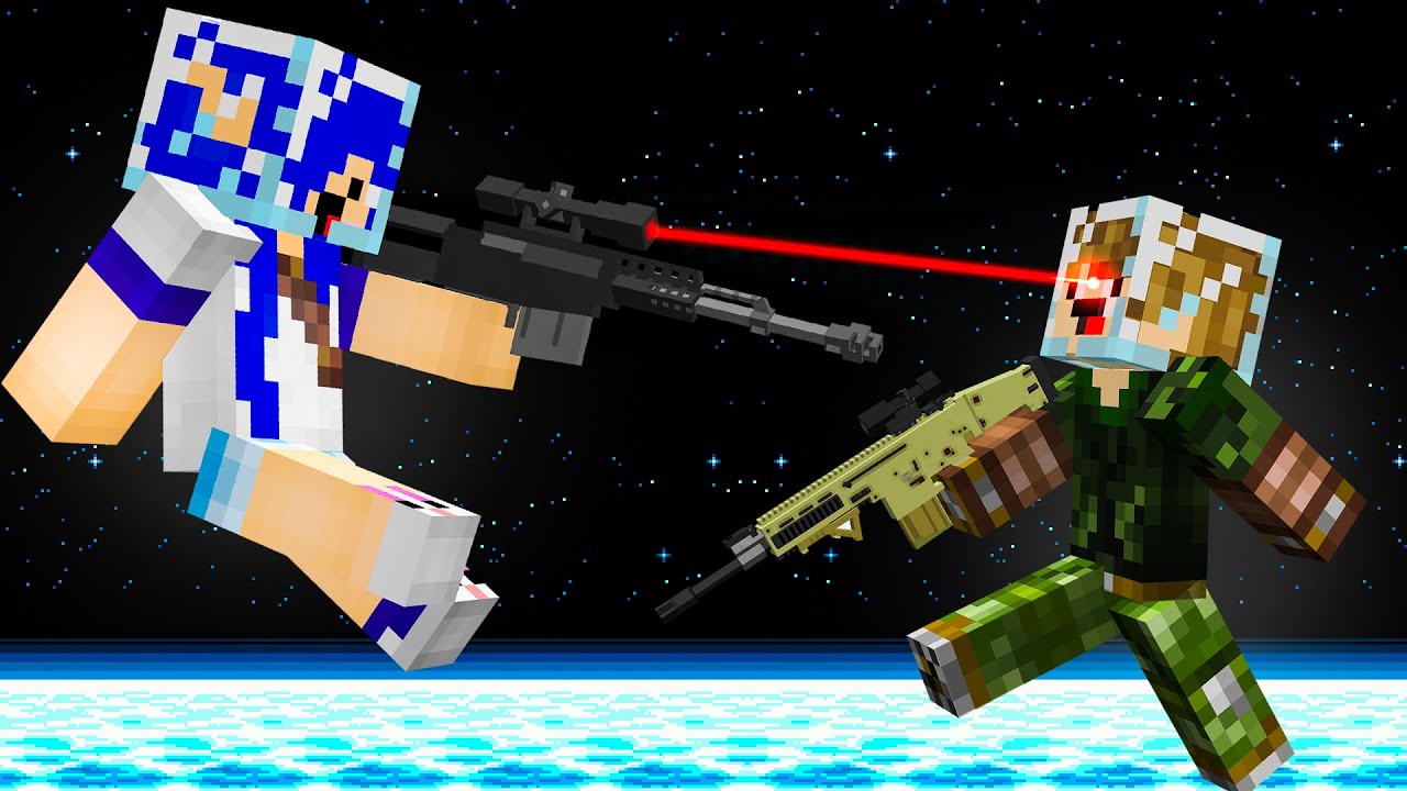 Batalha Snipers vs. LUA  (MINECRAFT SNIPERS)