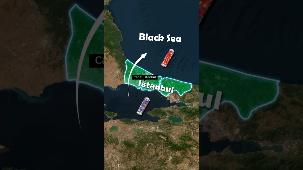 Istanbul&rsquo;s(इस्तांबुल) Artificial Island Plan &ndash; Delayed or Dead? #shorts
