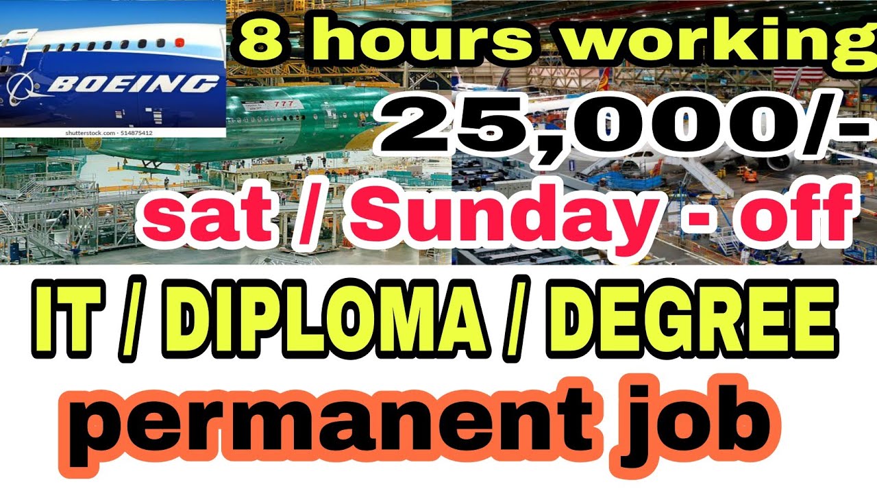 Boeing company|Mechanical job| Diploma job|jobs in chennai|job in hyderabad|job vacancy 2023