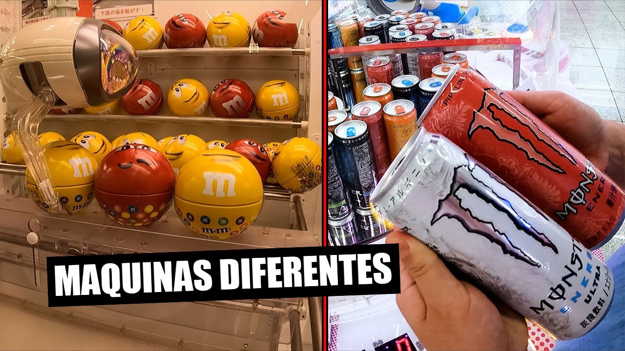 Como son las MAQUINAS de GOLOSINAS en JAPON? se gana facil !