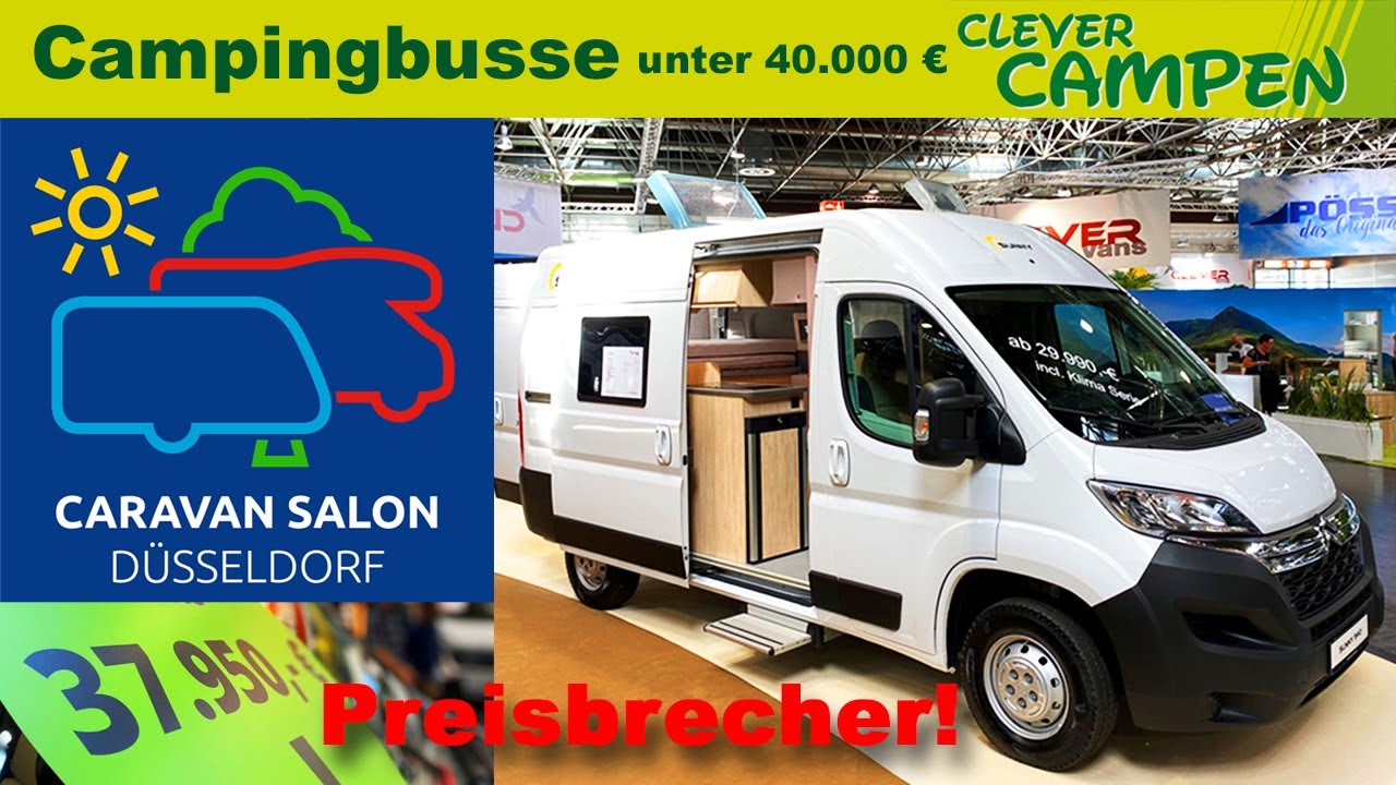 Schnäppchen unter 40.000€: Die Campingbus-Highlights des Caravan Salon Düsseldorf 2021|Clever Campen