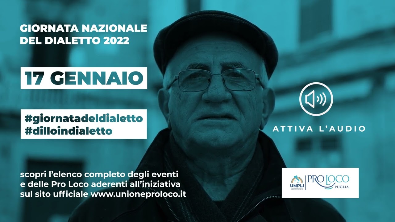 UNPLI Puglia - Giornata del dialetto 2022 - Video locandina by U-Pulp Visual & Motion - ImaginApulia