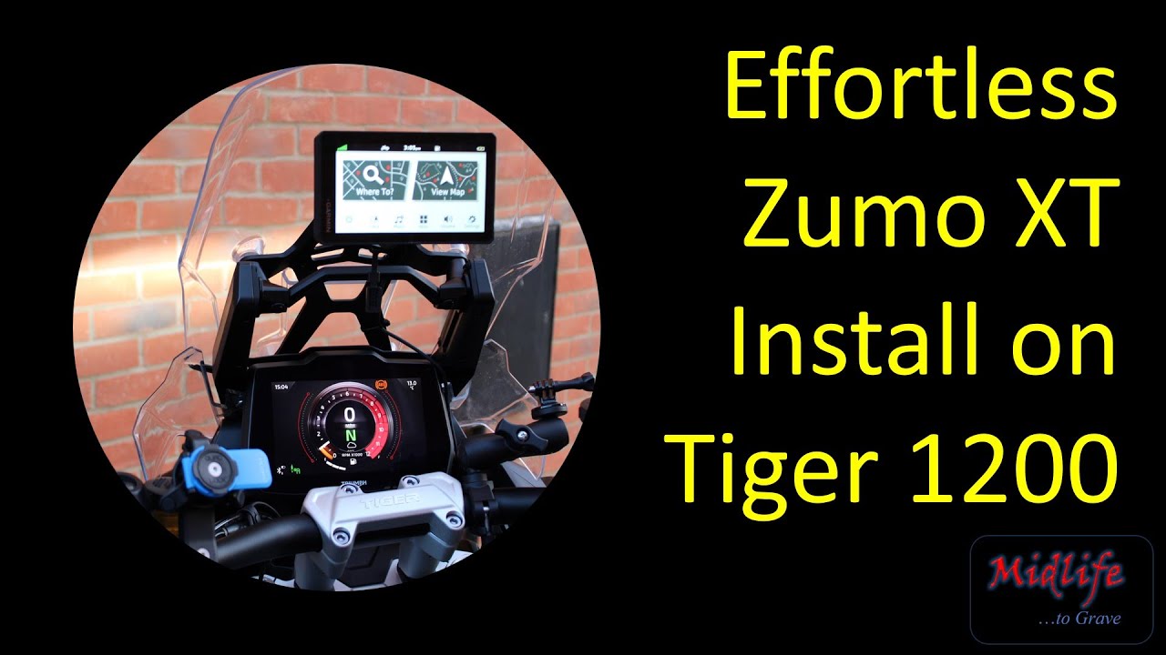 Простая установка Garmin Zumo XT на Triumph Tiger 1200 Rally Explorer | Руководство по установке ...