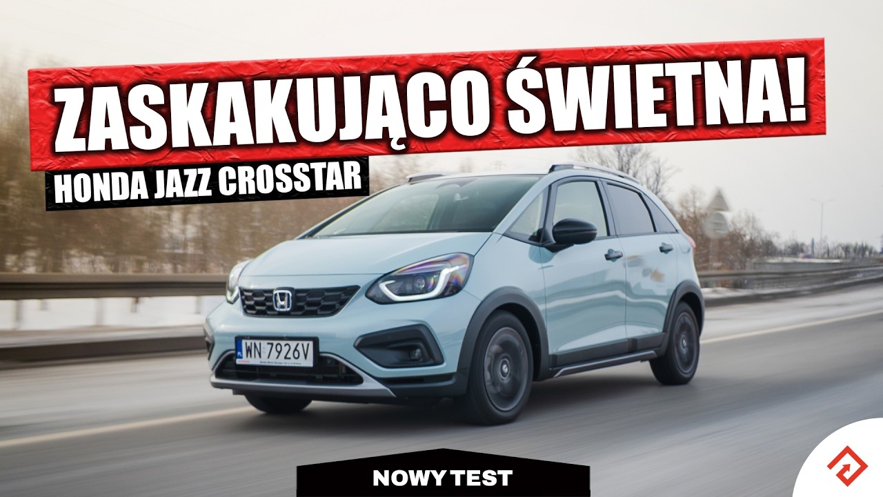 MAŁY crossover, WIELKA funkcjonalność. Honda Jazz Crosstar! | TEST PL Autocentrum.pl