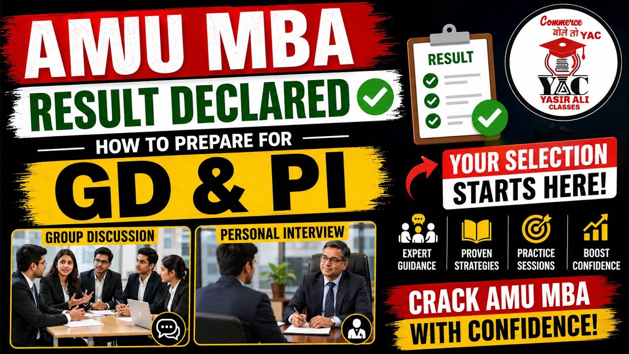 MBA Result Out! What Next? Complete GDPI Preparation Strategy | MBA Admissions 2026 #mba #amu mba