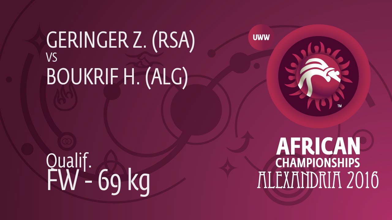 Qual. FW - 69 kg: H. BOUKRIF (ALG) df. Z. GERINGER (RSA), 0-0