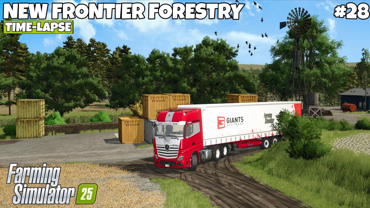 BUILD A SPINNERY & Tailor Shop | NEW FRONTIER FORESTRY | Farming Simulator 25 | EP - 28