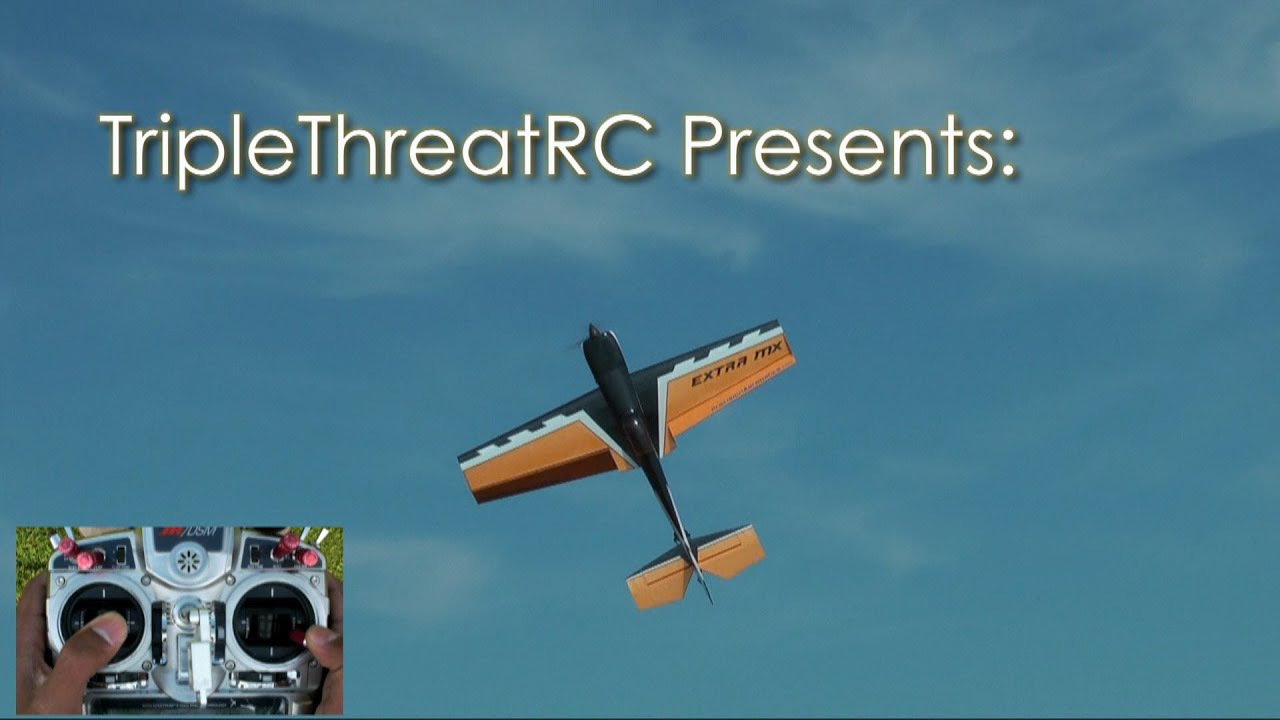 Precision Aerobatics Extra MX with Stick Camera