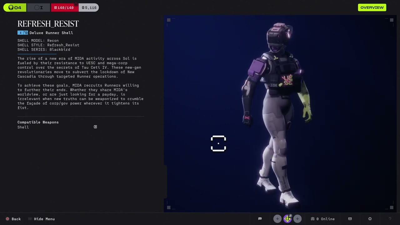 All Faction Skins Show Case- Marathon