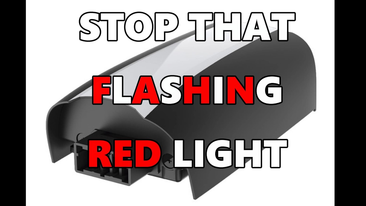 STOP THAT FLASHING RED LIGHT