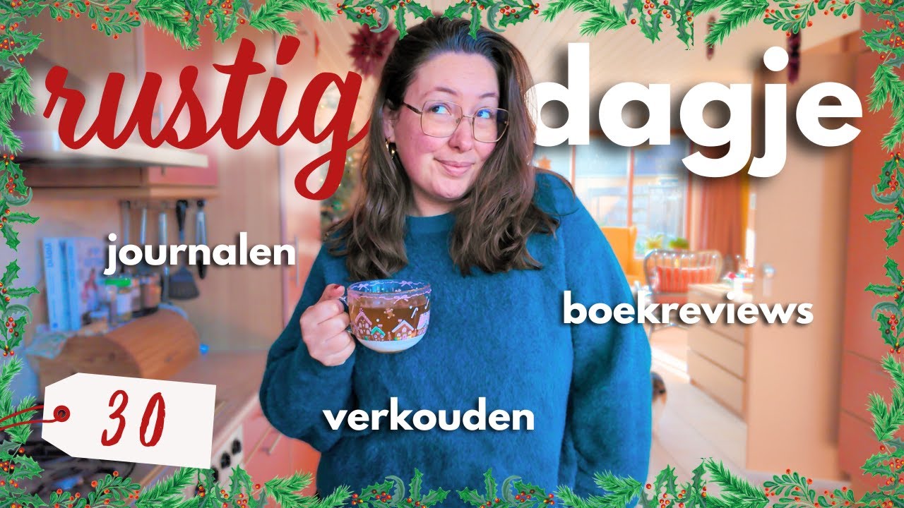 Rustig dagje ✨💕 mijn favoriete journal materialen, journalen, boekreviews & in bad / Vlogmas 30
