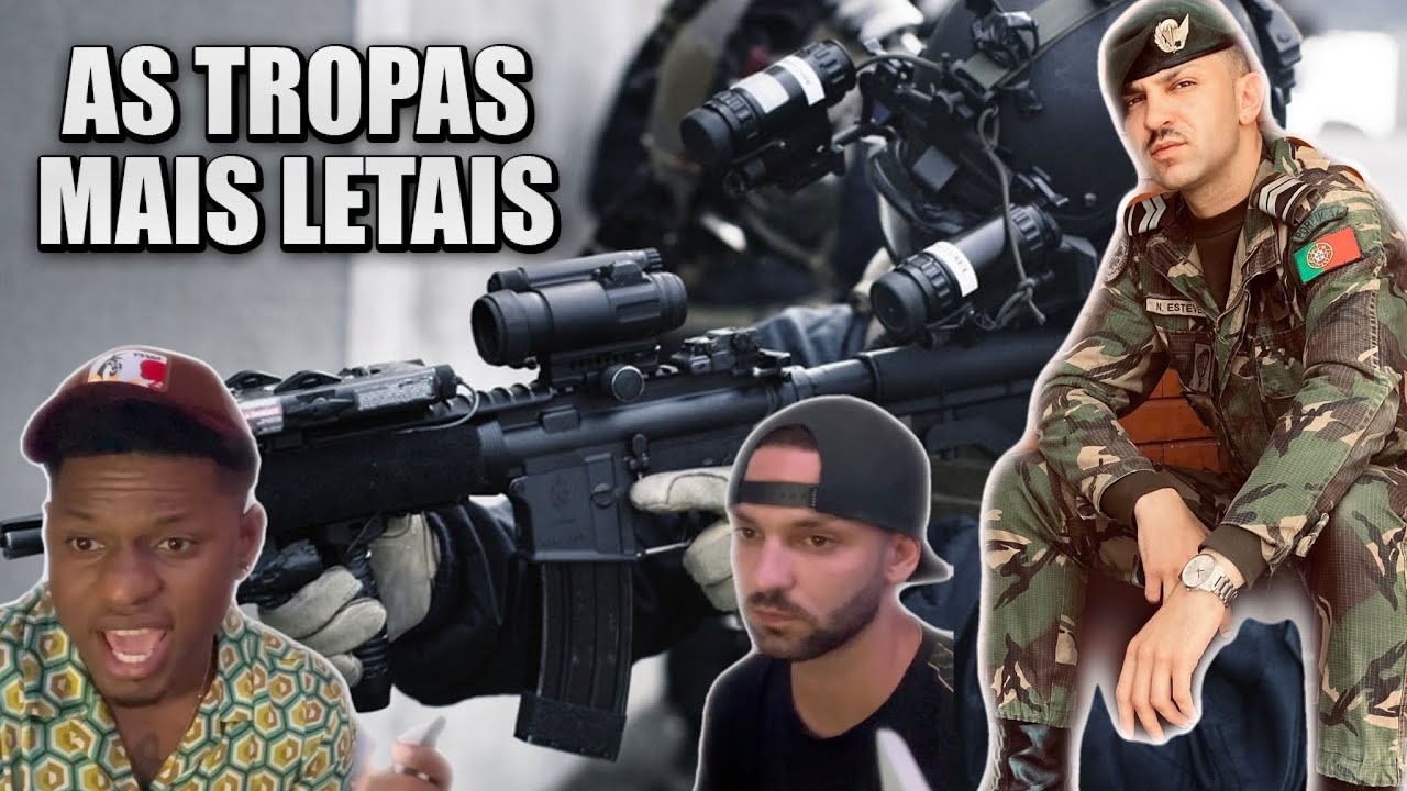 Militar Português Reage A “3 Forças mais LETAIS do Brasil”.. 🥶🇵🇹🇧🇷