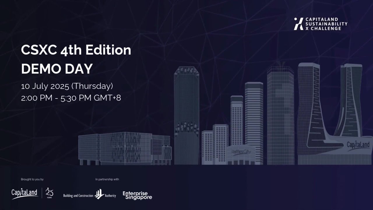 CapitaLand Sustainability X Challenge 4th Edition Demo Day
