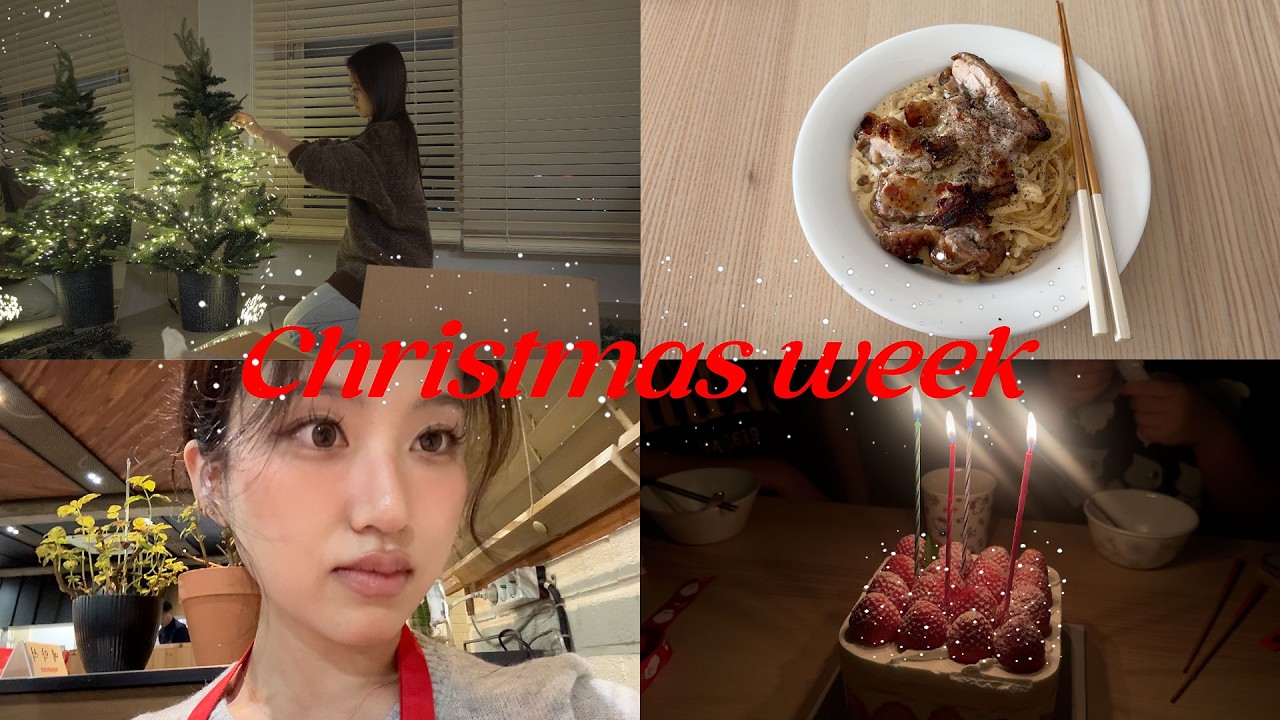 🎄서울에서 혼자 사는 여성이 크리스마스 주간을 보내는 방법..⋆⭑⍣