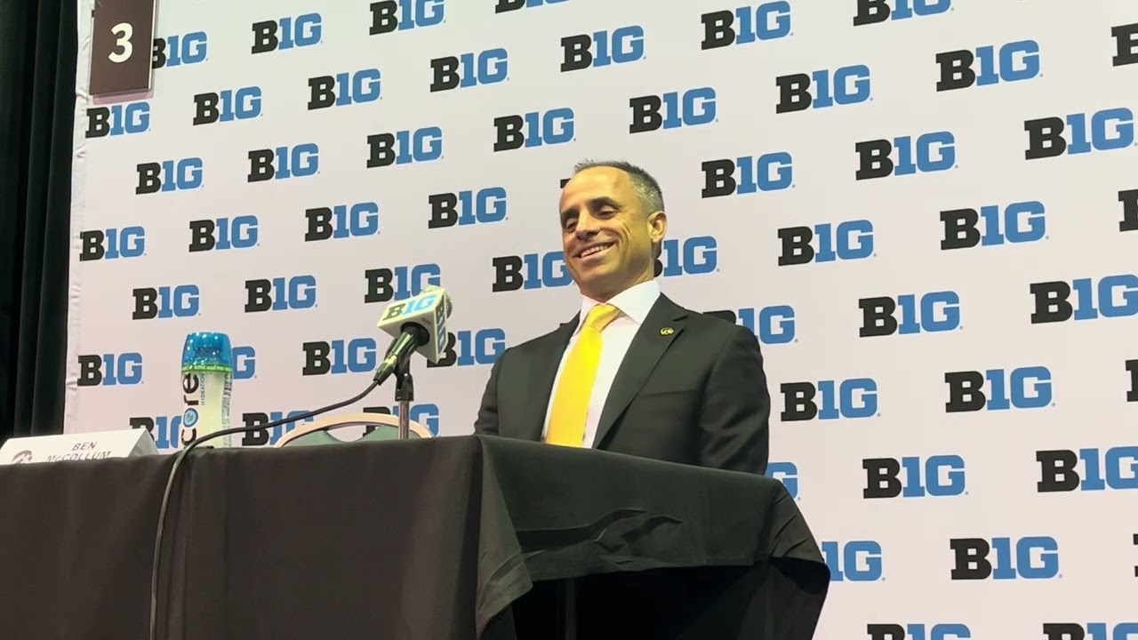 Big Ten Media Day - Iowa Head Coach Ben McCollum