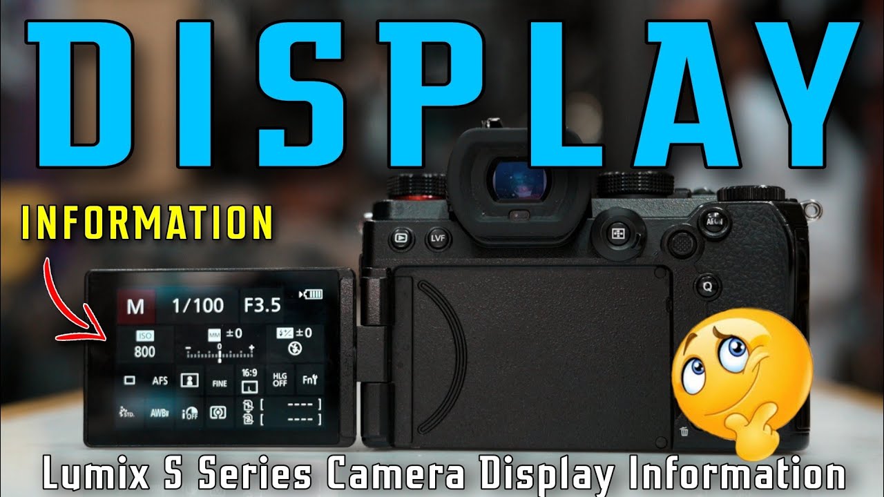 Panasonic Lumix Tutorial : Lumis S Series S5 / S1 / G95 Display Information Hindi |