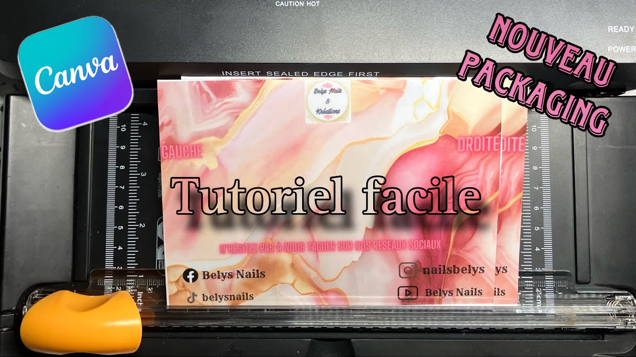 [ TUTO ] Comment créer des cartes d’emballage pour les Press on Nails à l’aide de Canva