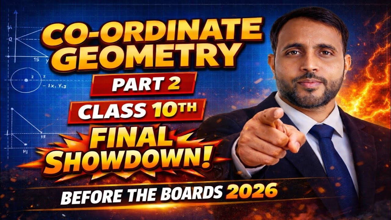 Coordinate Geometry | PART 2 | Class 10 | SECTION FORMULA Best Questions for 2026 Boards