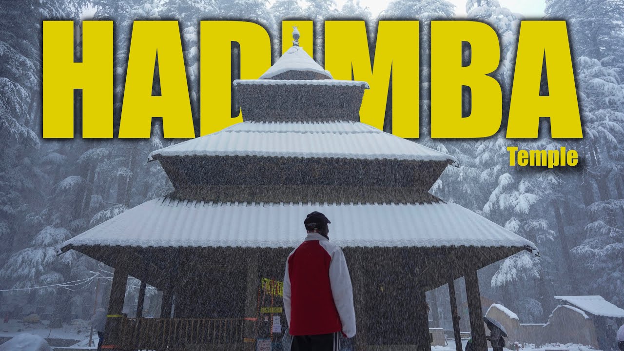 A Snowy Morning Walk to Hadimba Devi Temple ❄️ | Manali in Winter