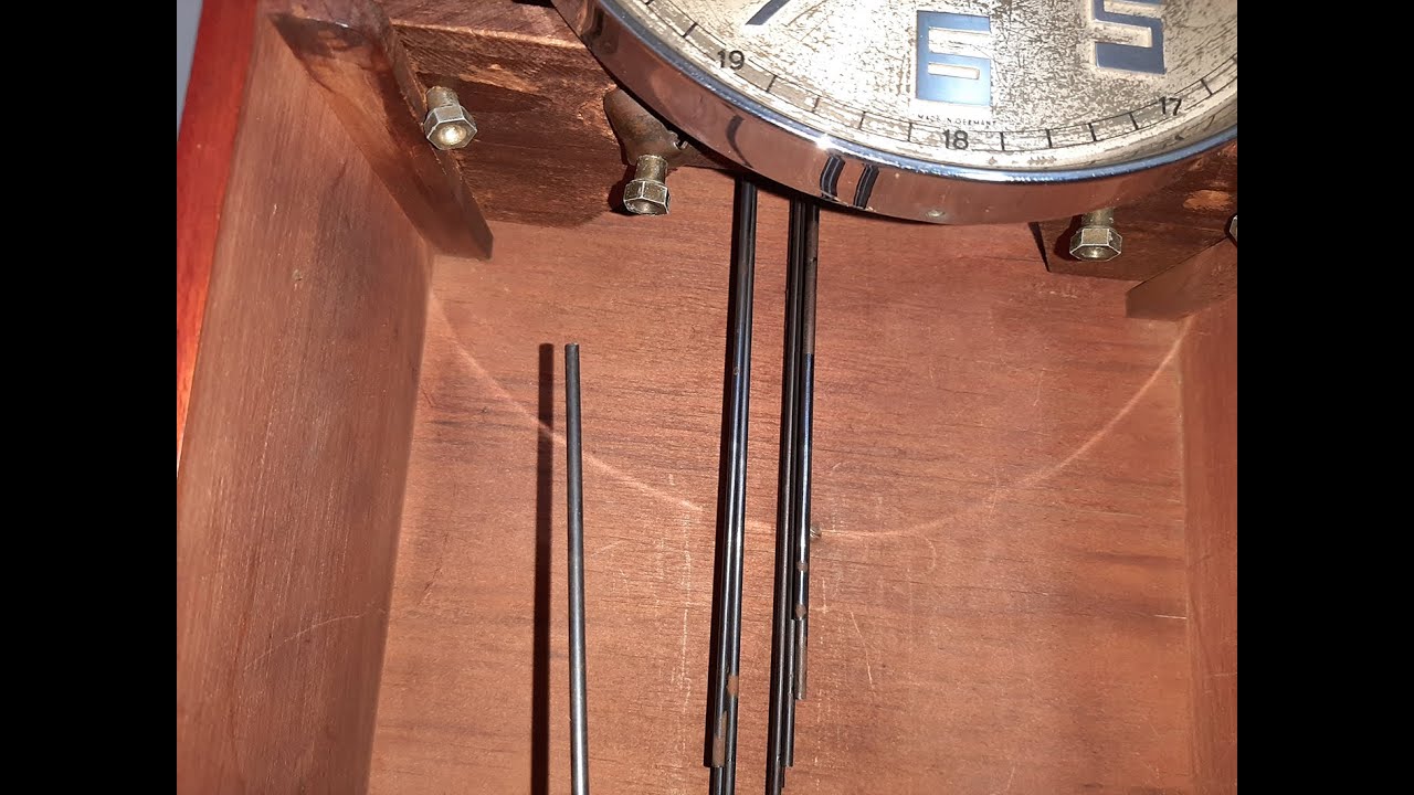 VARILLA O TUBO DE RESONANCIA CARRILLÓN (SONERÍA), COMPOSTURA Y FABRICACIÓN. REPARACIÓN RELOJ