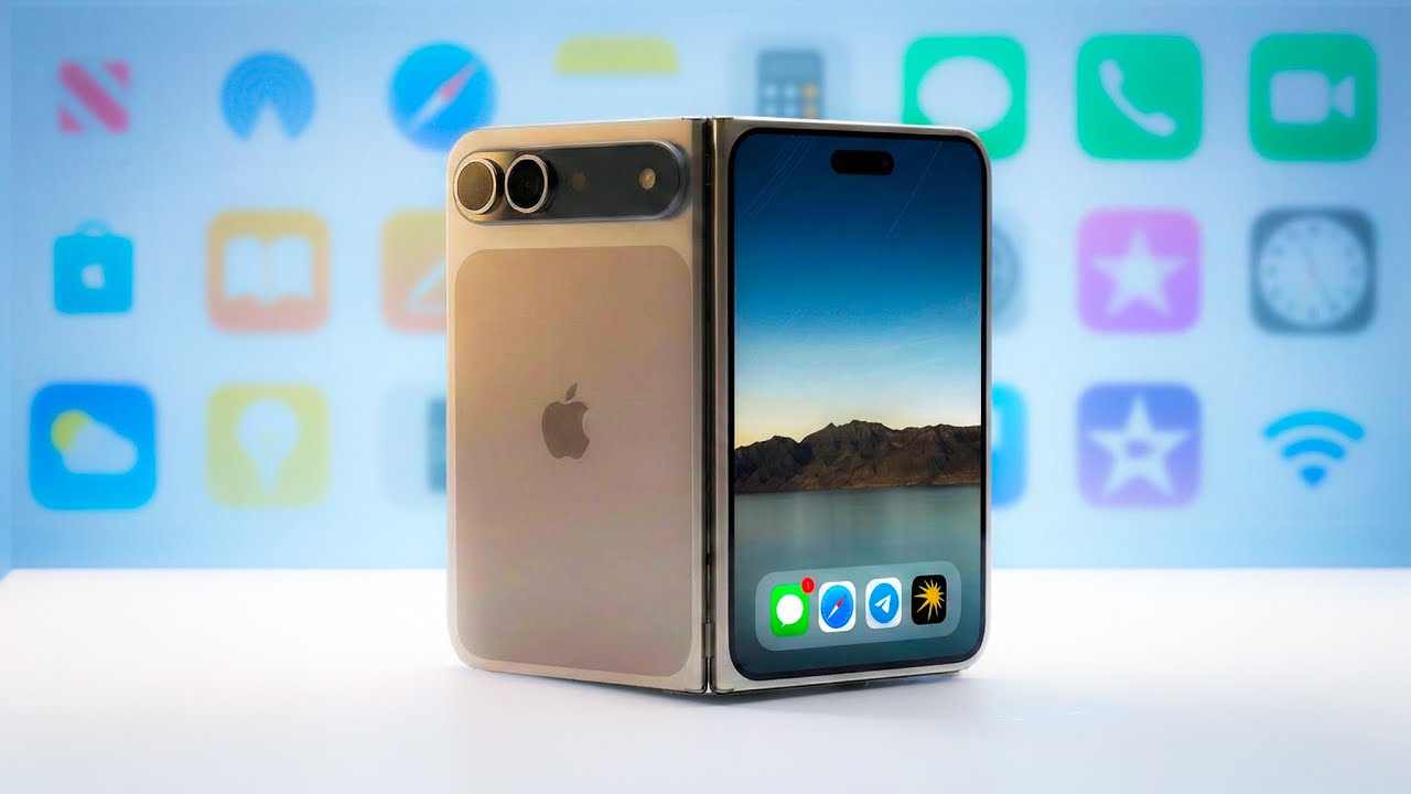 Voici l'iPhone Fold qui remplace l'iPhone 18 en 2026 !