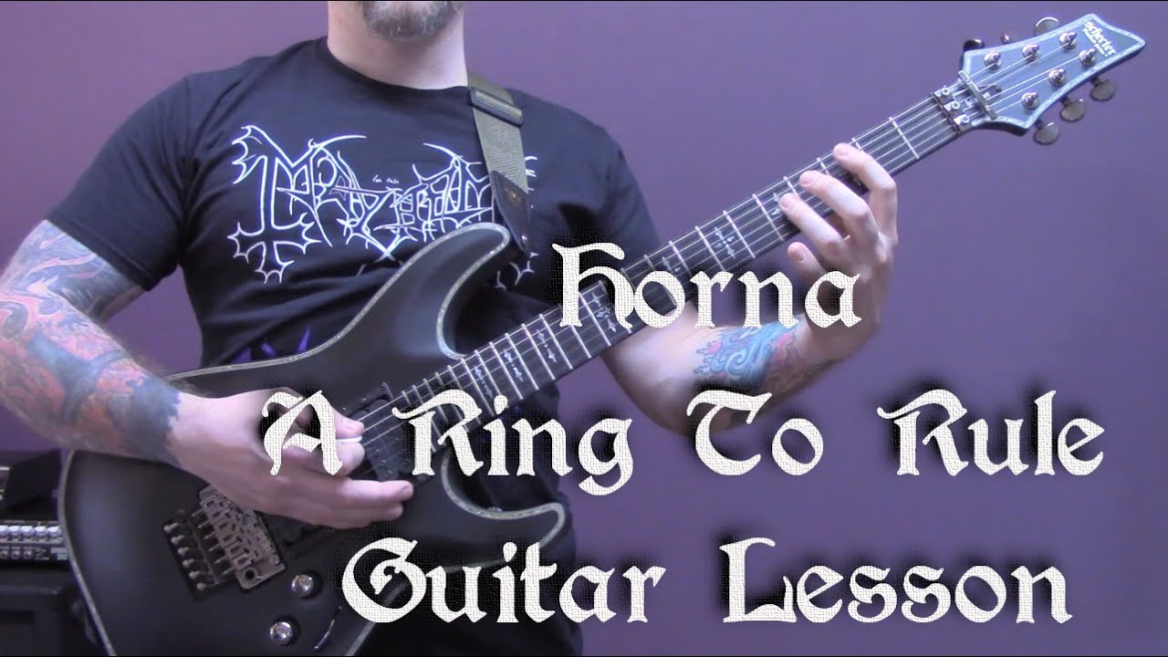 Horna - A Ring To Rule Guitar Lesson