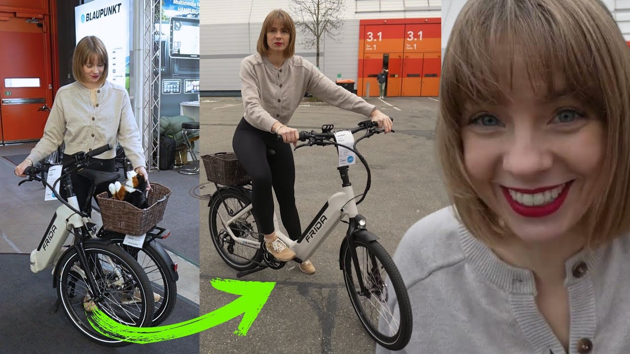 Nur 2.499,- €! 5 Sek. E-Bike für Wohnmobile Blaupunkt Frida faltet sich zum Touren-E-Bike 2024