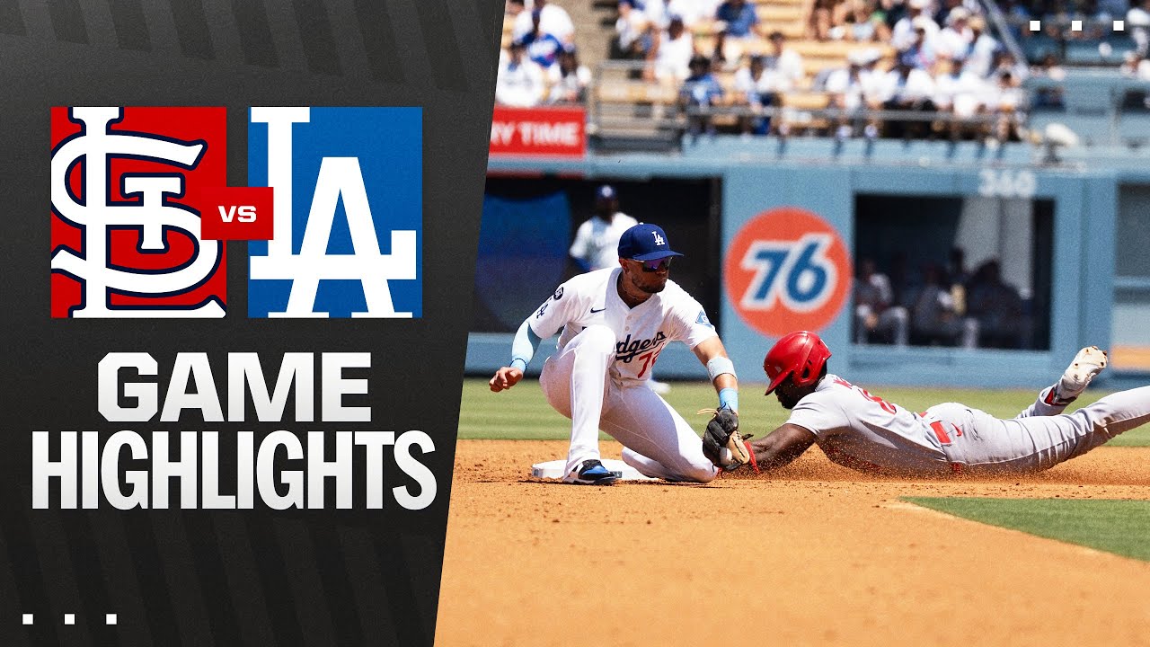 Cardinals vs. Dodgers Game Highlights (8/6/25) | MLB Highlights
