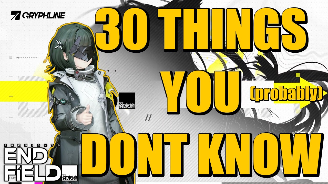 30 вещей, которые вы (вероятно) НЕ ЗНАЕТЕ об Arknights: Endfield