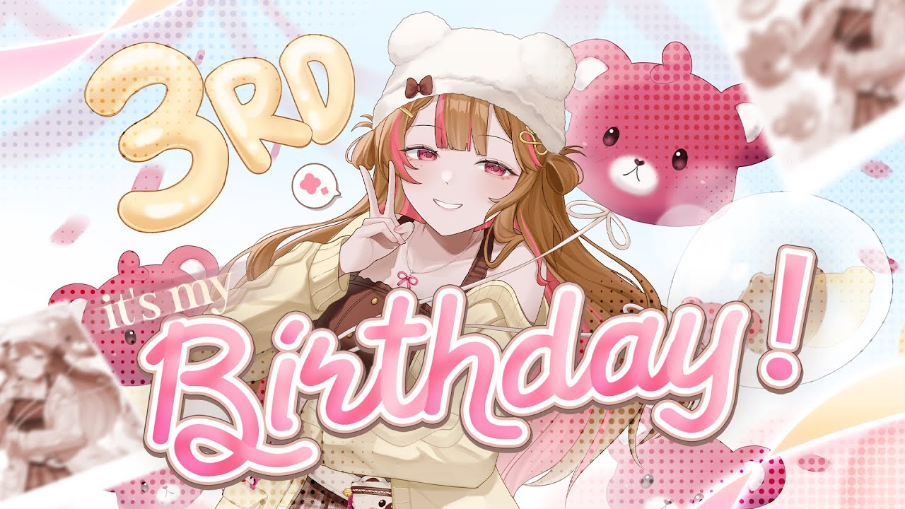 ( Fuyo's 3rd Birthday! ) eh? aku ulang tahun? hehe („• ֊ •„)